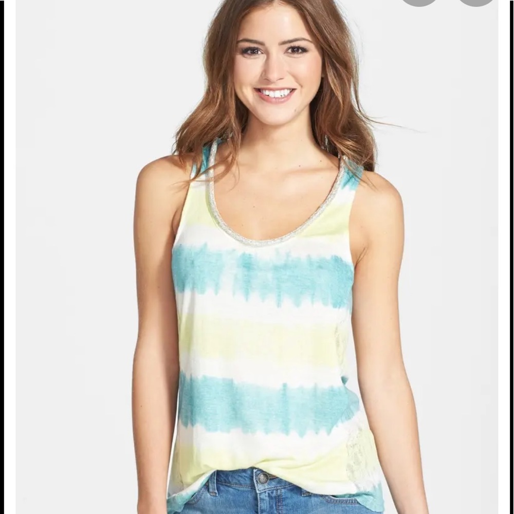 Unique Miss Me Embellished tank top